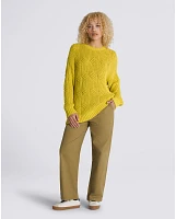 Suzie Cable Crew Sweater