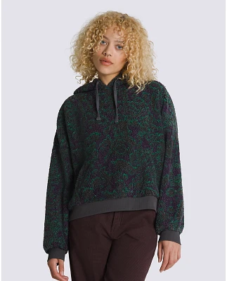 Collett Boucle Loose Pullover Hoodie