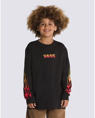 Kids Flame Thrower Long Sleeve T-Shirt