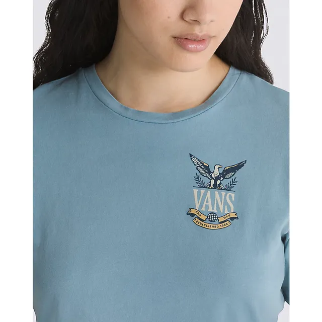 Women's Majestic Threads Sauce Gardner Green New York Jets Name & Number  Off-Shoulder Script Cropped Long Sleeve V-Neck T-Shirt