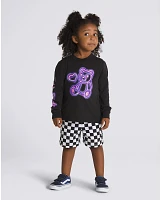 Little Kids Party Purple Long Sleeve T-Shirt