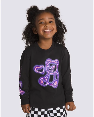 Little Kids Party Purple Long Sleeve T-Shirt