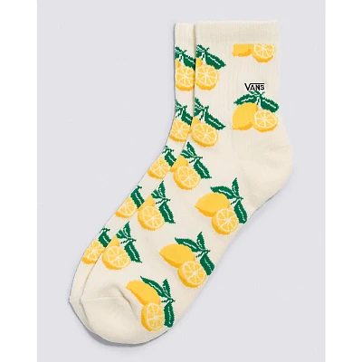Lemon Citrus Half Crew Sock