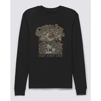 Black Moon Bloom Long Sleeve T-Shirt