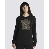 Black Moon Bloom Long Sleeve T-Shirt