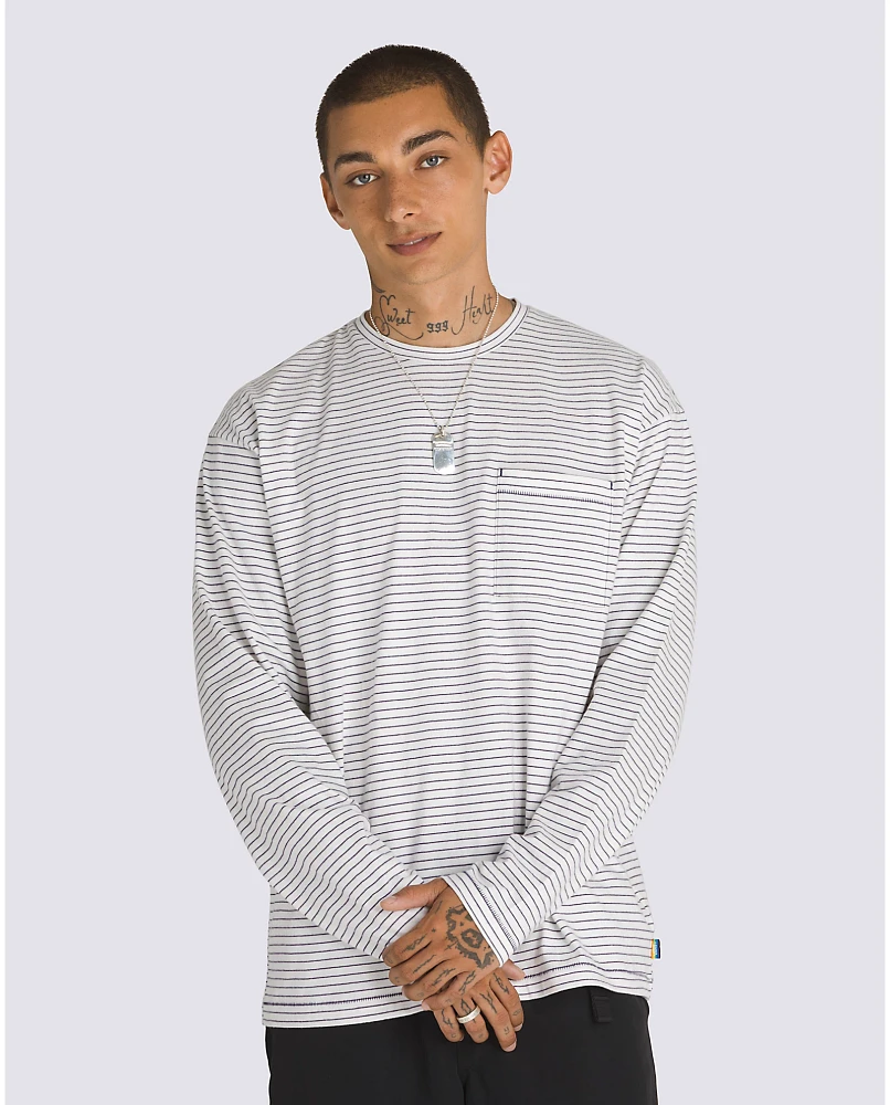 Together As Ourselves Stripe Long Sleeve Knit Shirt