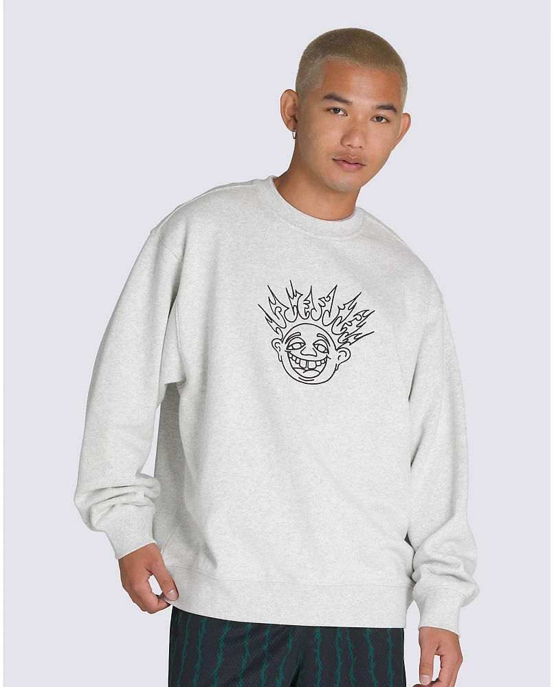 Skate Smile Spike Crew Sweatshirt