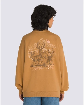 On The Move Oversized Crew Sweatshirt