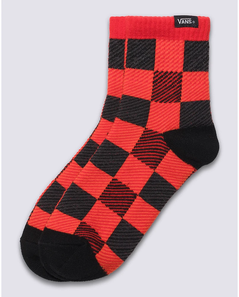 Half Crew Plaid Sock