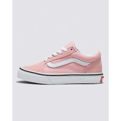Vans | Kids Old Skool Powder Pink/True White Shoes