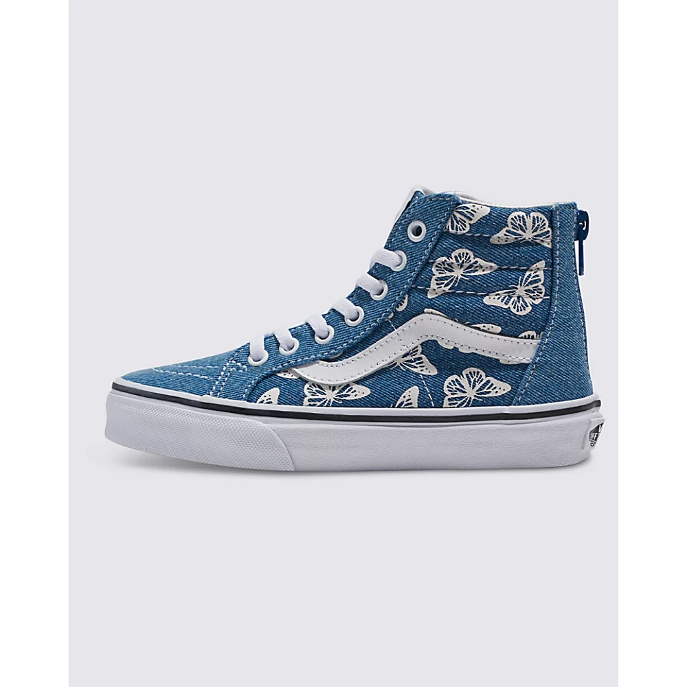 Kids Sk8-Hi Zip Denim Shoe