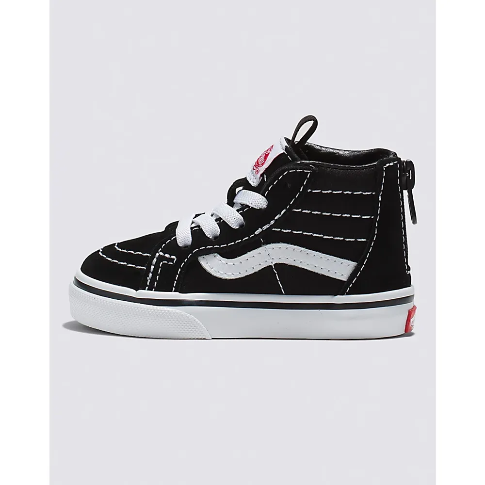 Vans | Toddler Sk8-Hi Zip Black/White Shoes