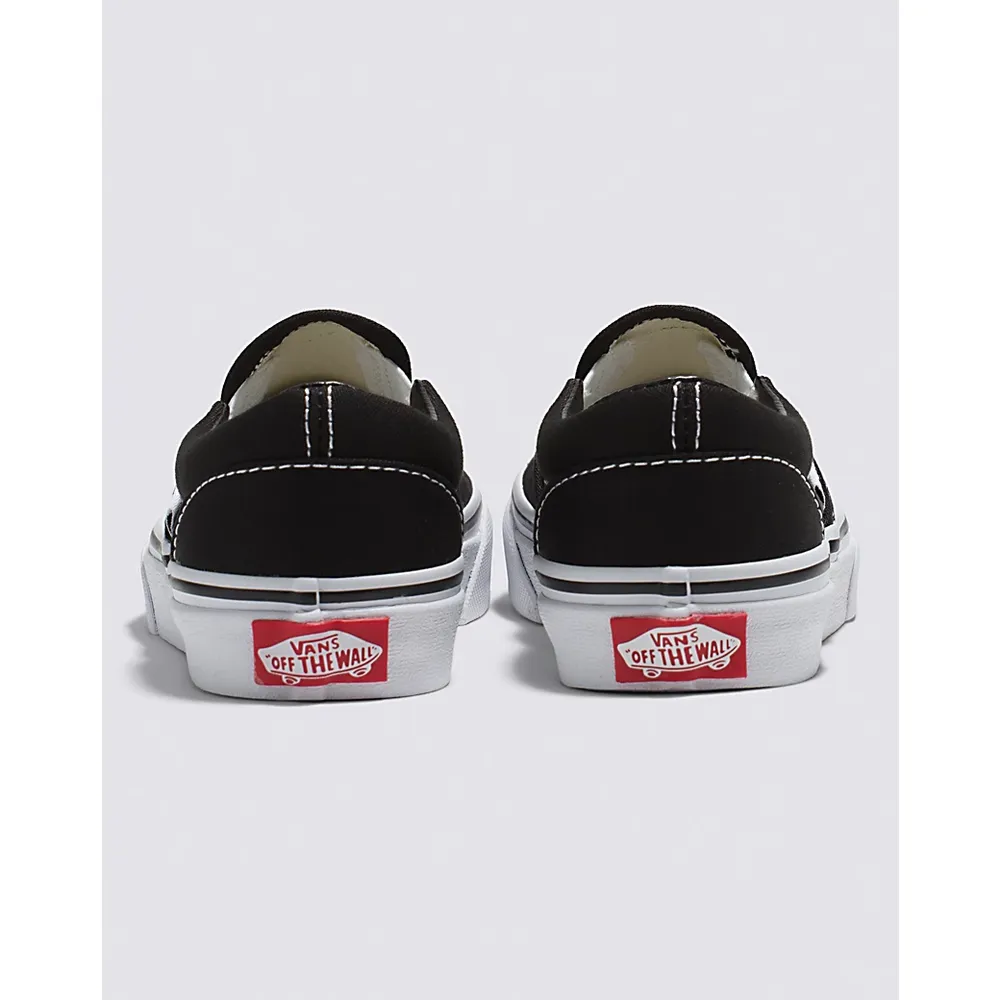 Vans | Kids Classic Slip-On Black/True White Shoes