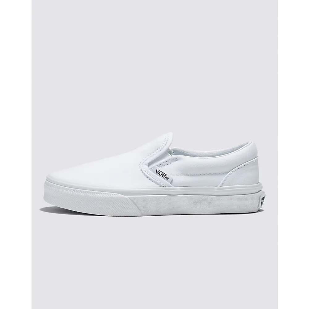 Vans | Kids Classic Slip-On True White Shoes