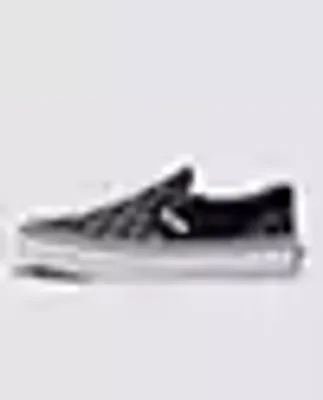 Vans | Kids Classic Checkerboard Slip-On Black/Pewter Shoes
