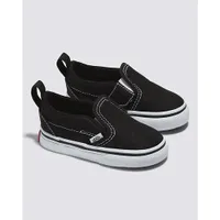 Vans | Toddler Slip-On V Canvas Black/True White Shoes