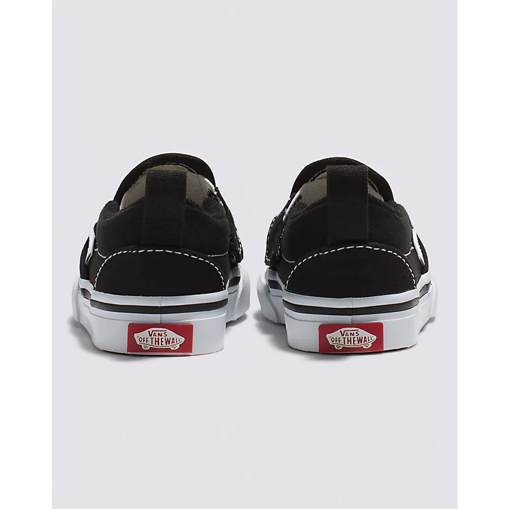 Vans | Toddler Slip-On V Canvas Black/True White Shoes