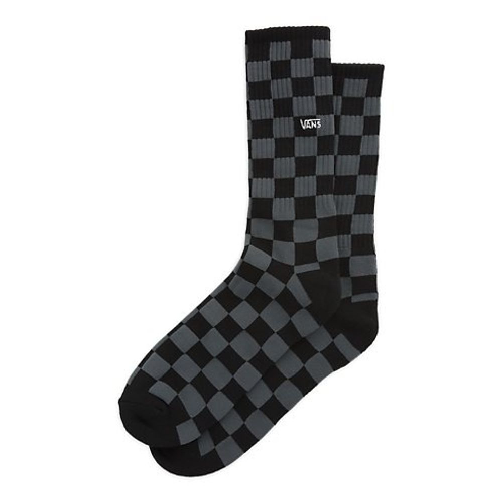 Checkerboard Crew Sock Size