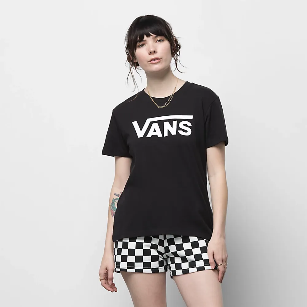 Vans | Flying V Crew T-Shirt Black Centre Halifax | Shopping