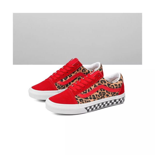 red leopard vans