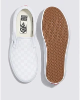 Customs True White Checkerboard Slip-On Wide