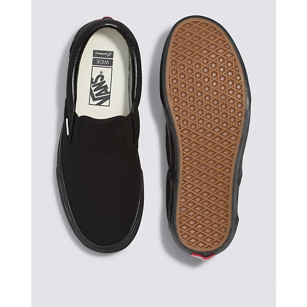 Customs Black Slip-On Wide