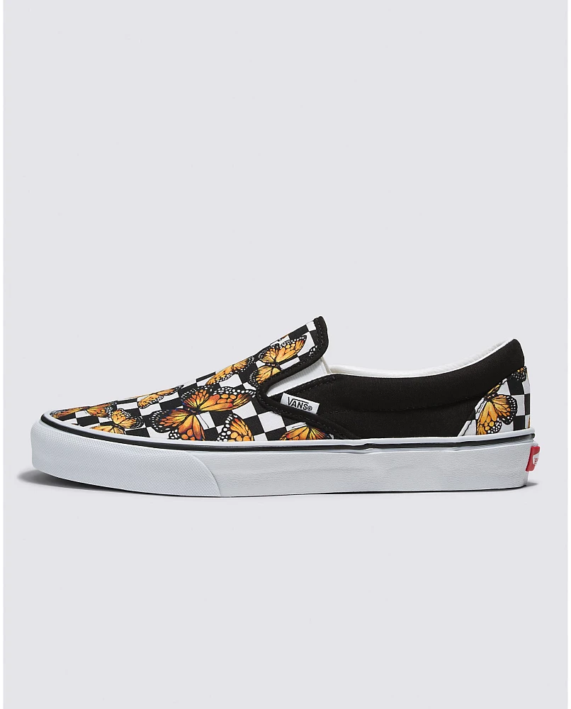 Customs Butterfly Checkerboard Slip-On