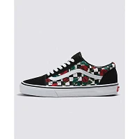 Customs Checkerboard Roses Old Skool