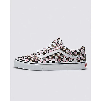 Customs Cherry Blossom Checkerboard Old Skool