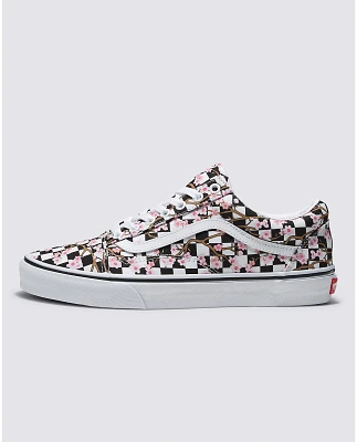 Customs Cherry Blossom Checkerboard Old Skool