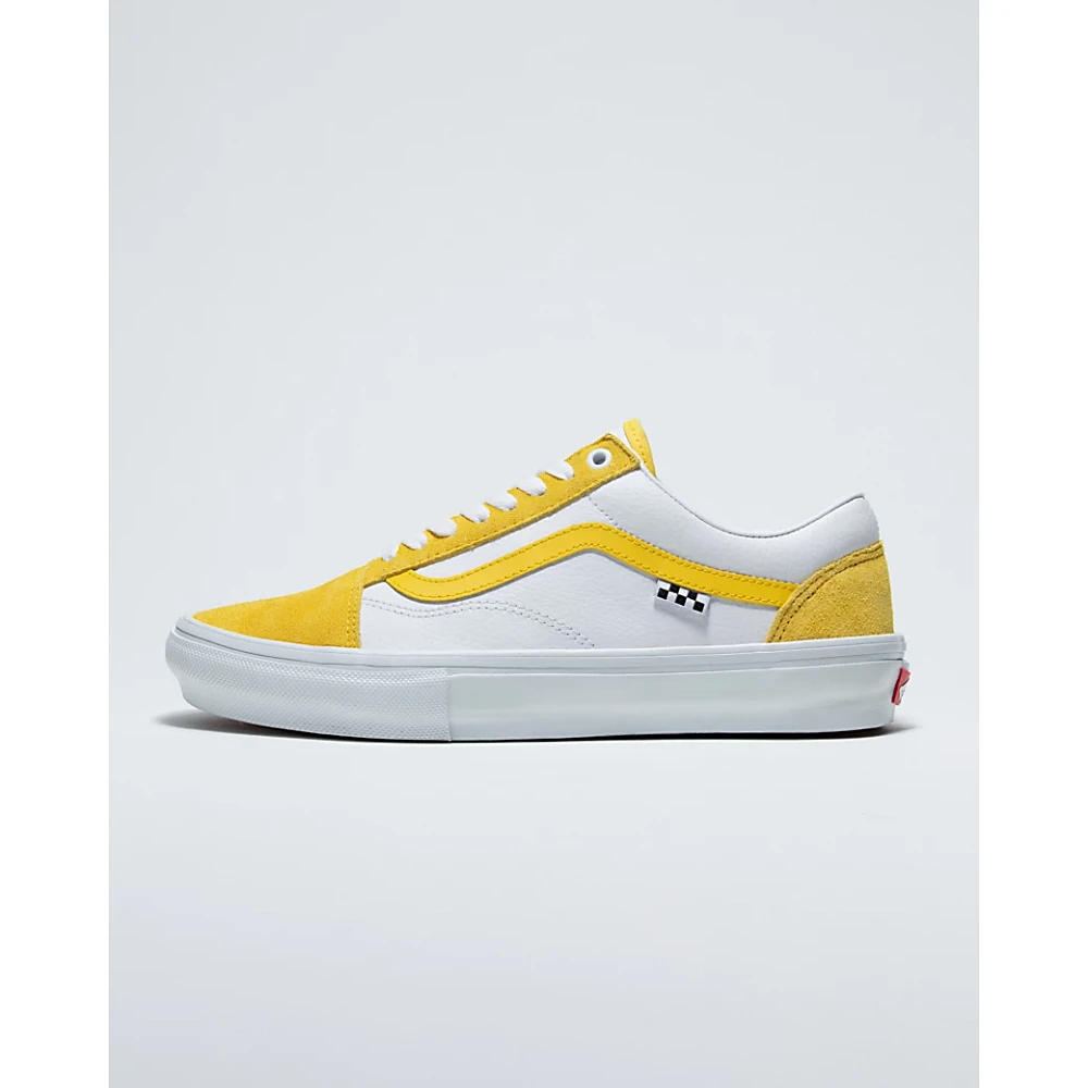 Customs True White Cyber Yellow Skate Old Skool