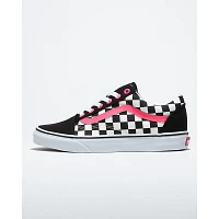 Customs Neon Pink Sidestripe Old Skool Wide