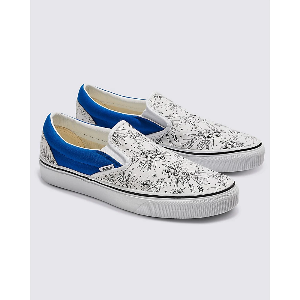 Customs Zodiac Aquarius Tattoo Slip-On