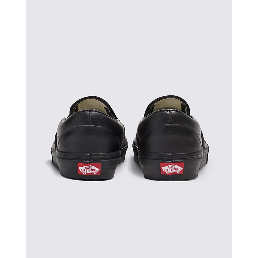 Customs Elevated Black Leather Slip-On Shoe