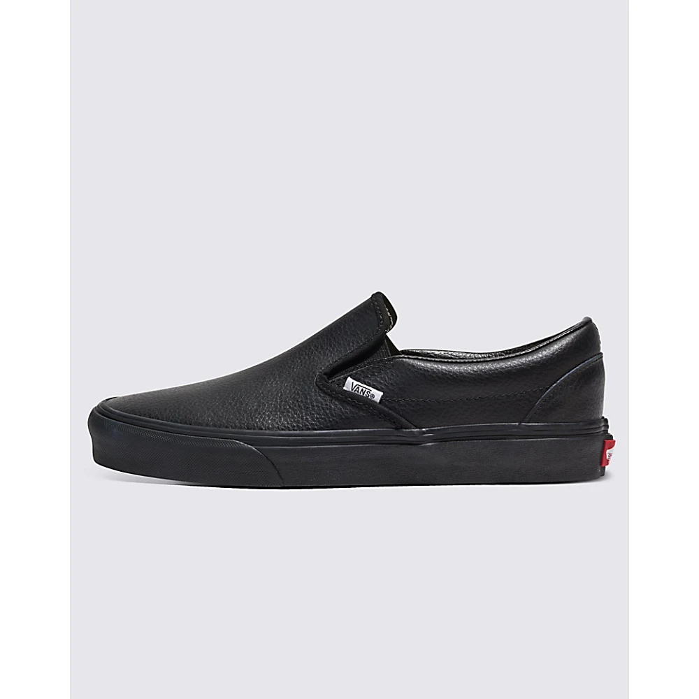 Customs Elevated Black Leather Slip-On Shoe