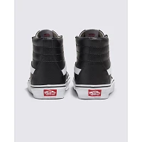 Customs Elevated Black Leather Sk8-Hi Shoe