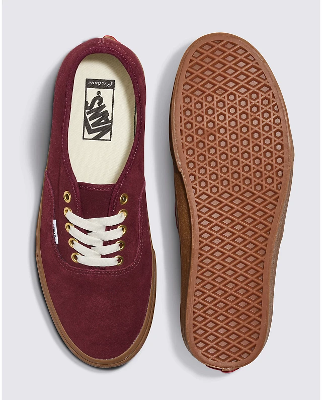 Vans Era Vans Authentic Maroon Gum Brown Vans Old Skool Maroon