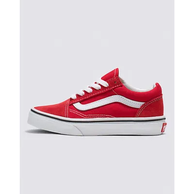 Vans | Kids Old Skool Racing Red/True White Shoes