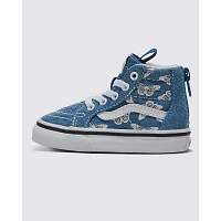 Toddler Sk8-Hi Zip Denim Shoe