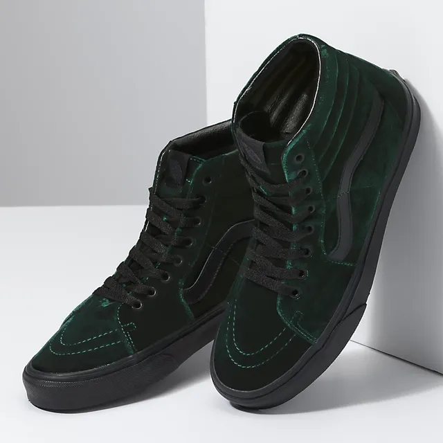 vans velvet sk8 hi