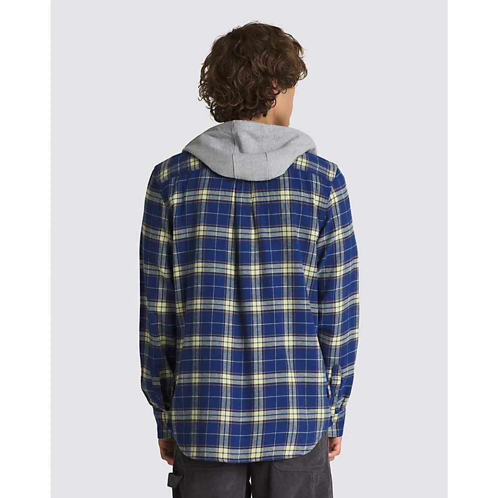 Parkway Hooded Long Sleeve Flannel Shirt