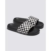 Vans | La Costa Slide-On Checkerboard True White/Black Sandals