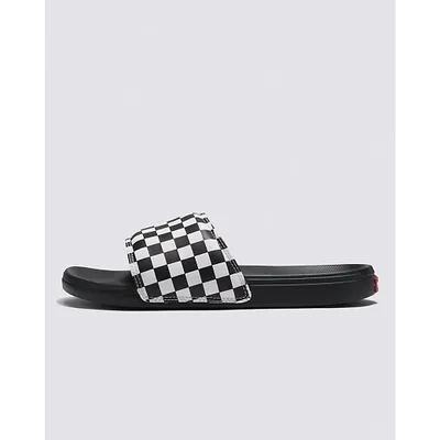 Vans | La Costa Slide-On Checkerboard True White/Black Sandals