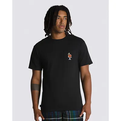 Off The Wall Graphic Embroidered Pocket T-Shirt