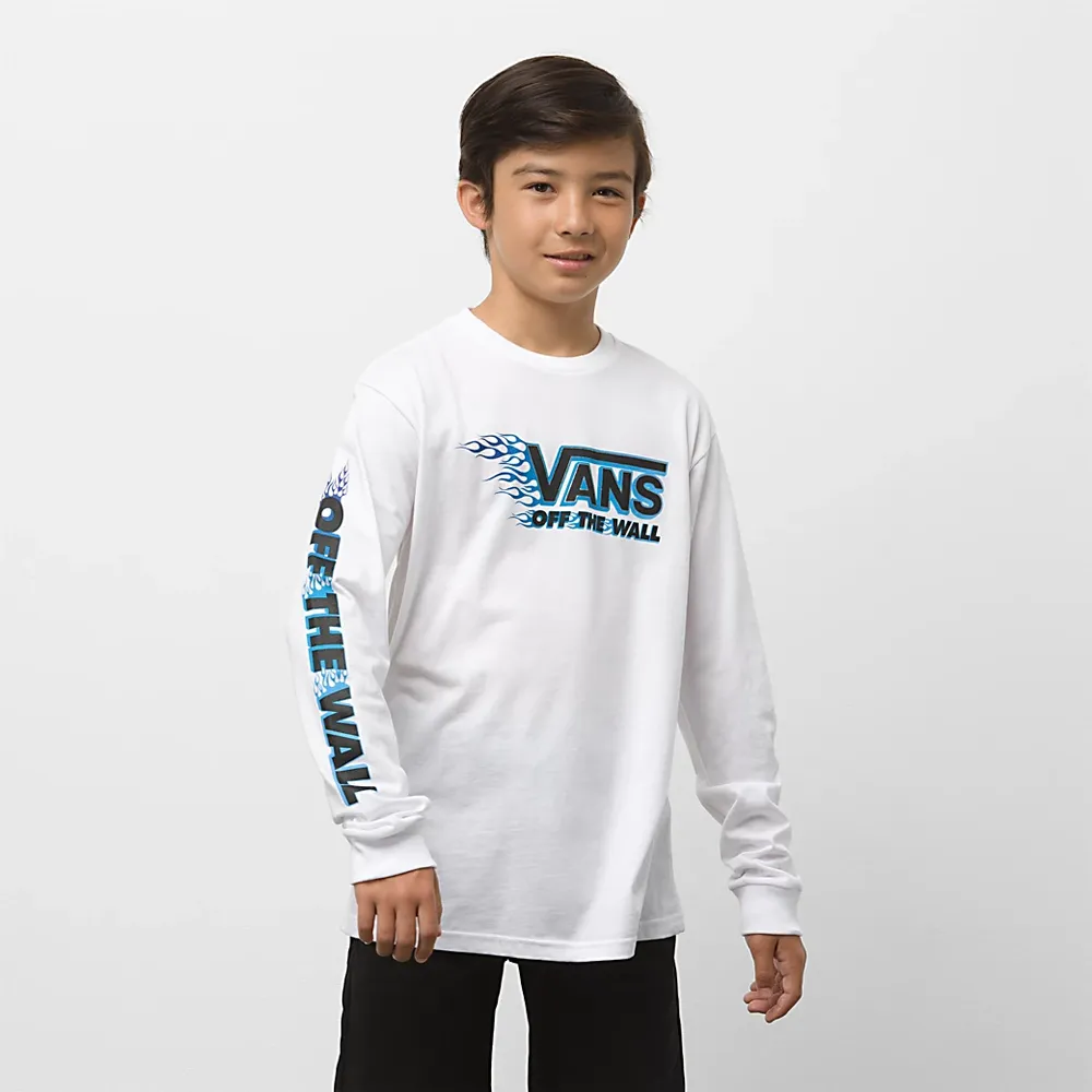 VANS Boys Metallic Flame Long T-Shirt | Tops Vans | Mall America®