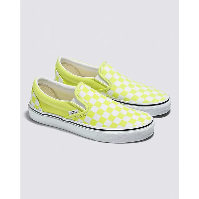 Vans Classic Slip-On 98 DX Yellow Neon & Checkerboard