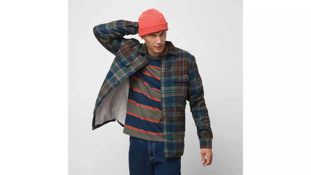 Howard Sherpa Lined Flannel Buttondown Shirt