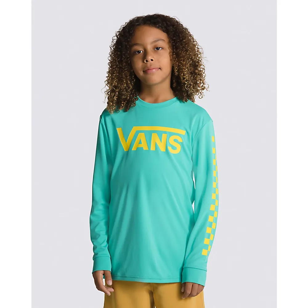 VANS Kids Vans Classic Checker Long Sleeve Sun Shirt | Foxvalley Mall