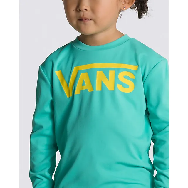 VANS Little Kids Vans Sleeve Vancouver Checker T-Shirt Long | Mall Classic Sun