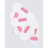 Vans | Girls Classic Canoodle 1-6 3 Pack White/Wild Orchid No Show Socks
